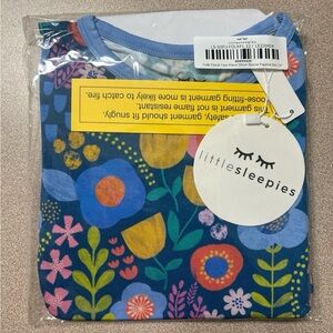 Little Sleepies 3T Folk Floral Short Sleeve set